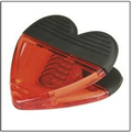 Heart Magnetic Memo Clip - Translucent Red